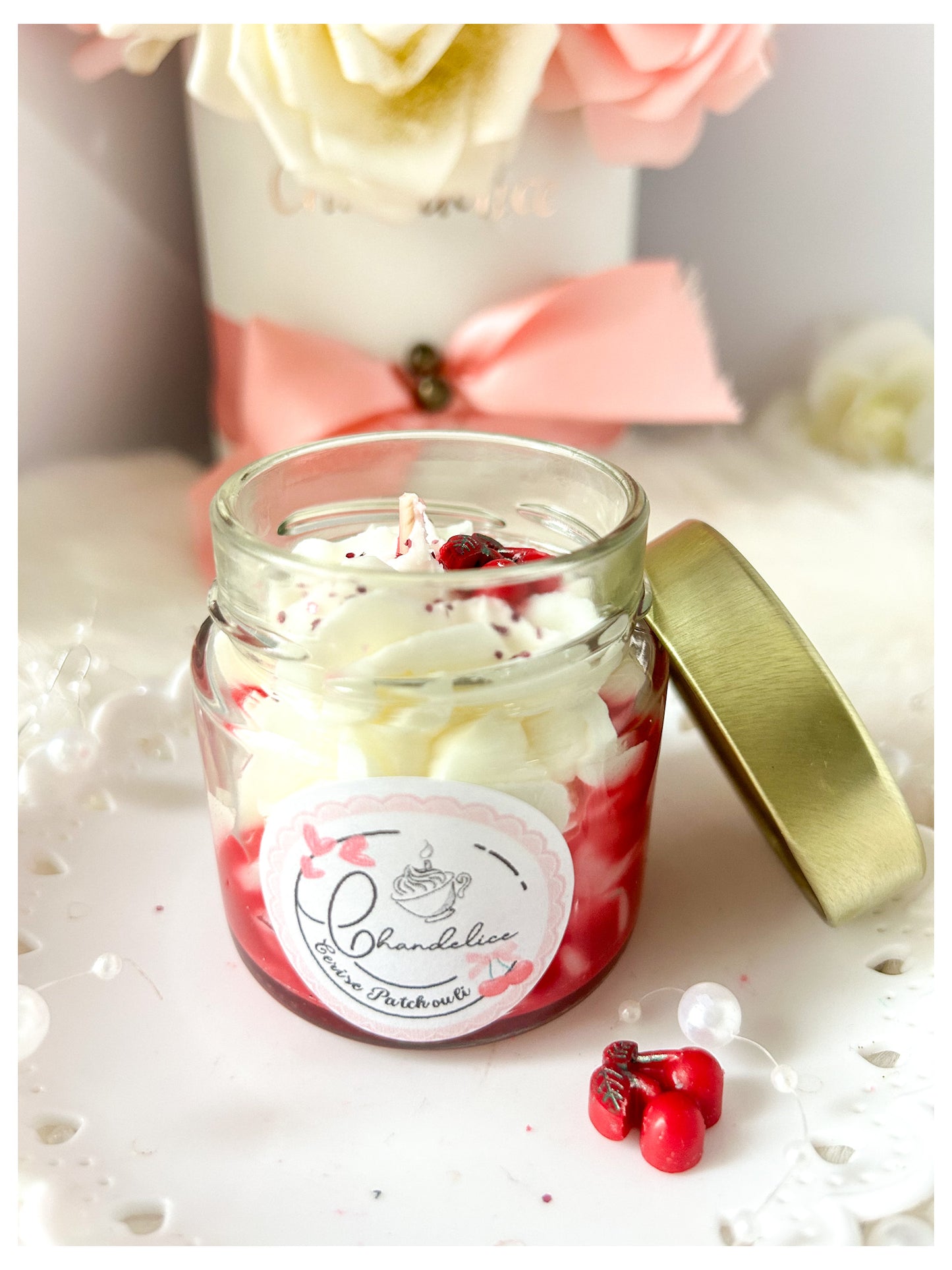 Bougie Cerise patchouli
