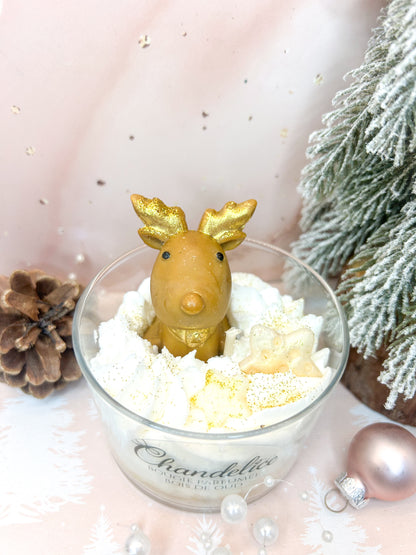 Bougie Édition Renne de Noël  Senteur Bois de oud