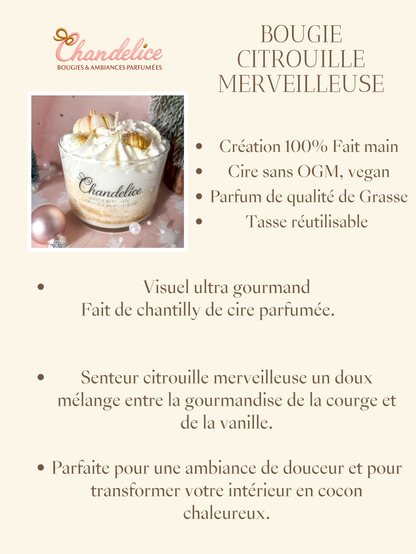 Bougie Senteur Citrouille Merveilleuse