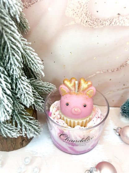 Bougie Édition Cupcake Renne Senteur Sucre d’orge