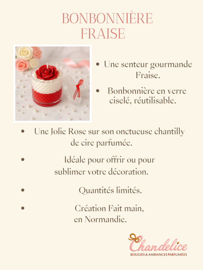 Bonbonnière Senteur Fraise