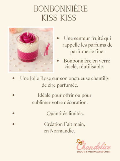 Bonbonnière Senteur Kiss Kiss