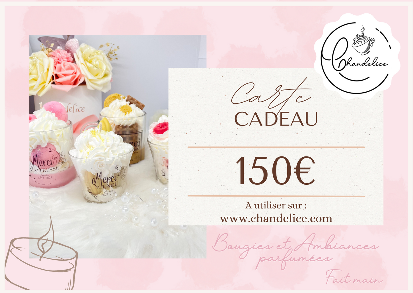 Carte cadeau Chandelice