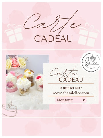 Carte cadeau Chandelice